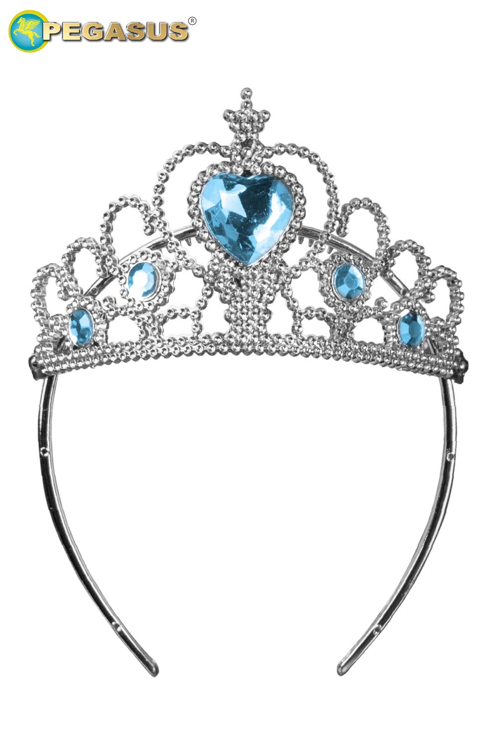 CORONA PRINCIPESSA ARGENTO/CELESTE